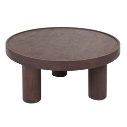 Home67 Salontafel Tias ø70 cm - Espresso Mangohout