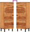 vidaXL - Hoge - kast - 40x33x110 - cm - massief - acaciahout