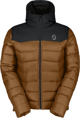 Scott Insuloft Warm Jacket - Winterjas Heren - Waterafstotend - Zwart/Bruin M