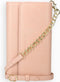 Selencia Hoesje Geschikt voor Samsung Galaxy A52 (4G) / A52s / A52 (5G) Hoesje Met Pasjeshouder - Selencia Eny Uitneembare Vegan Lederen Clutch - roze