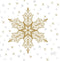Duni - Servet l24b24 cm snowstars whit 20st