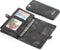 Caseme - vintage 2 in 1 portemonnee hoes - Geschikt voor iPhone SE (2022 / 2020) / 8 / 7 / 6(s) - Grijs