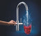GROHE Red Compact 3 in 1 Kokendwaterkraan - C-uitloop - 4L boiler - Chroom