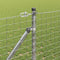 vidaXL - Hekpalen - met - Spike - 7 - stuks - Ø32 - mm - 160 - cm - Gegalvaniseerd - Staal