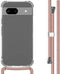 imoshion Hoesje Geschikt voor Google Pixel 8a Hoesje Met Koord - imoshion Backcover met koord - Rosé Goud