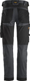 Snickers AllroundWork Stretch Werkbroek 6341 - Standaard werkbroek - 2-weg stretch met 4-weg stretch - Staalgrijs/Zwart - 58