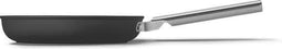 Smeg CKFF2801BLM - Koekenpan 28cm - RVS handvatten - Mat zwart