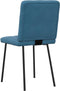 vidaXL - Eetkamerstoelen - 2 - st - fluweel - blauw