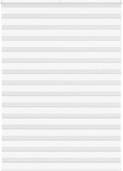 vidaXL - Zebra - rolgordijn - 155x230 - cm - stofbreedte - 150,9cm - polyester - wit