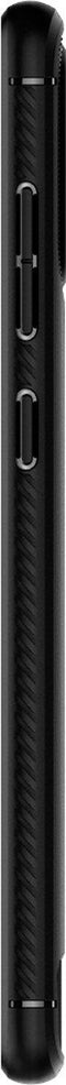 Spigen Rugged Armor - Back Cover - TPU - Samsung Galaxy A71 - Schokbestendig - Zwart