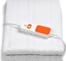 Cresta Care KTS110 Warmtedeken 1 persoons met 180 minuten timer en machine wasbaar cosy fleece 150x80 cm