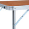 vidaXL - Campingtafel - inklapbaar - 120x60 - cm - aluminium