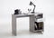FMD Bureau met 1 lade 123x50x76,5 cm betonkleurig en wit