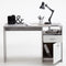 FMD Bureau met 1 lade 123x50x76,5 cm betonkleurig en wit