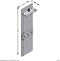 FMD Kapstok wandgemonteerd met schap 50x23x188 cm matera artisan eiken