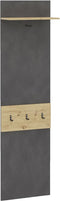 FMD Kapstok wandgemonteerd met schap 50x23x188 cm matera artisan eiken