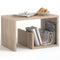 FMD Salontafel 2-in-1 59x36x38 cm eikenkleur 632-001