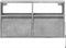 vidaXL - Tv-wandmeubel - met - LED-verlichting - 80x31x45 - cm - betongrijs