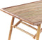 Beliani MOLISE - Tuintafel - Lichte houtkleur - Bamboehout
