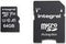 Integral - High Speed Micro SD V30 UHS-I U3 - 64GB tot 100MB/s leessnelheid - (1 stuk)