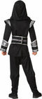 Atosa Carnaval verkleed kostuum/outfit - Ninja Warrior - voor jongens - zwart/wit - polyester - Compleet 140