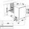 WHIRLPOOL WIO3T126PFE - Volledig integreerbare vaatwasmachine - 14 couverts 46 dB(A) 6th Sense