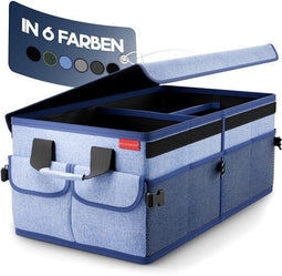 HELDENWERK Premium - Kofferbak organizer - Opvouwbaar antislip ontwerp - Zwart