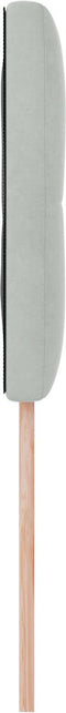 vidaXL - Hoofdbord - met - Knopen - - - Lichtgrijs - - - 100 - cm - - - Fluweel