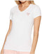 Guess Vn Mini Triangel - Dames T-Shirt - V-hals - Wit (2022)