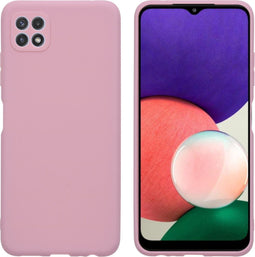 iMoshion Hoesje Geschikt voor Samsung Galaxy A22 (5G) Hoesje Siliconen - iMoshion Color Backcover - lichtroze