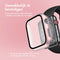 imoshion Screenprotector - Geschikt voor Apple Watch Series 7 / 8 / 9 - 41mm - Roze Full Cover Hard Case / Beschermend Hoesje - Rosé goud