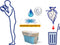 Commode opvangzakken - Braakzakken - Vocht- en geurabsorberend - Blauw (20 stuks)