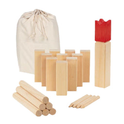 Goki KUBB game - Geluksspel - Inclusief cotton bag