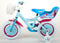 Disney Frozen 2 Kinderfiets - Meisjes - 12 inch - Blauw/Paars - 95% afgemonteerd