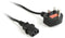 Gembird PC-187 - Netsnoer UK naar C13 - 1.8 m met zekering - Zwart