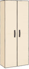 vidaXL - Schoenenkast - 60x30x166 - cm - stof - crèmekleurig