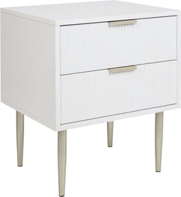 Nachtkastje met 2 lades SOHO Wit
