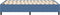 vidaXL - Boxspring - Bed - Blauw - 120x200 - cm - Corduroy - Stof