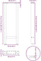 vidaXL - Salontafelpoten - 2 - st - 28x(72-73) - cm - staal - naturel