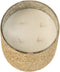 J-Line geurkaars Luxuria - Vanilla Escape - glas - goud - medium - 60U