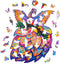 UNIDRAGON Houten Puzzel Voor Volwassenen Dier - Sprookjesvogel - 107 stukjes - Small 18x23 cm