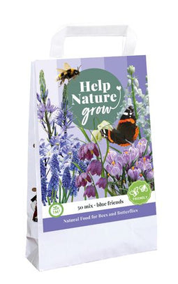 Jub Holland bloembollen mix - Help Nature Grow 'Blue Friends' - 50 stuks
