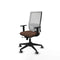 Piqueras y Crespo 1D066G0 - Bureaustoel - Verstelbare hoogte met armleuning - Wit Donkerbruin