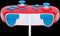 PowerA NSGP0001-01 - Geavanceerde Bedrade Controller - 3,5 mm audio-aansluiting - Blauw Rood