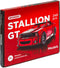 UNIDRAGON Houten 3D Puzzel Voor Volwassenen Woosaic - Stallion GT Rood - 248 stukjes - 25,5x11x7,5 cm
