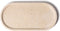 MOOISA - Travertine tray ovaal - dienblad 15x30cm - MOOISA - plateau - rond marmer dienblad - vierkant marmer dienblad - decoratie schaal - tapasplank - serveerplank