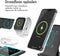 iMoshion 3 in 1 Draadloze Oplader - Opvouwbare Wireless Charger 15 W - Geschikt voor Smartphones en Earbuds met Draadloze Oplaadfunctie - Alleen geschikt voor Apple Watch - Zwart