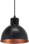 EGLO Truro 1 - Hanglamp - E27 - Ø 21 cm - Hoogte 110 cm - Zwart/Koper