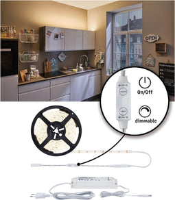 FN SimpLED Power set 3m warmwit incl Dimb/schakelbaar 33W 230/24V DC wit kst