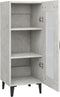 vidaXL - Dressoir - 34,5x34x90 - cm - bewerkt - hout - betongrijs